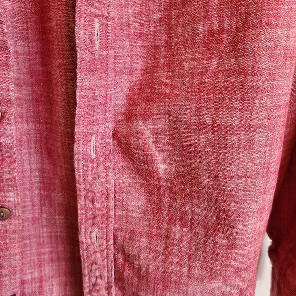 Jachs Everyday Classics Red Button Up Shirt in Size Small - Picture 3 of 3